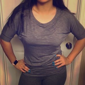 Cato NWT Small Athletic gray top